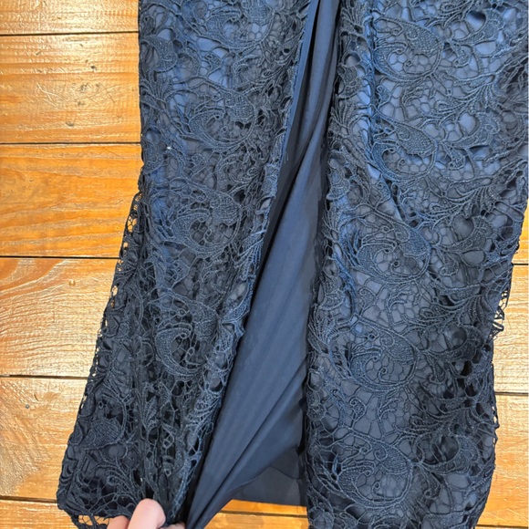 (707) ADRIANNA PAPELL NAVY BLUE DRESS - Picture 9 of 12